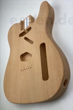 Body Mahagoni, 1-tlg., gefräst, Telecaster, Einzelstück #001